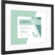 Wholesale - 6pk 11X14" BLK MATTED WOODGRAIN FRAME C/P 1, UPC: 044021649350